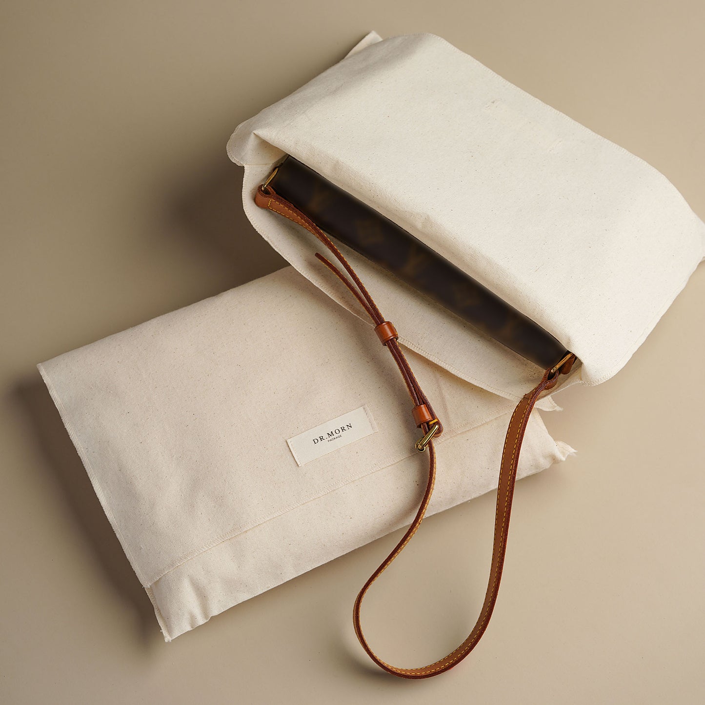 50pcs Envelope Cotton Bag with label HBM-101